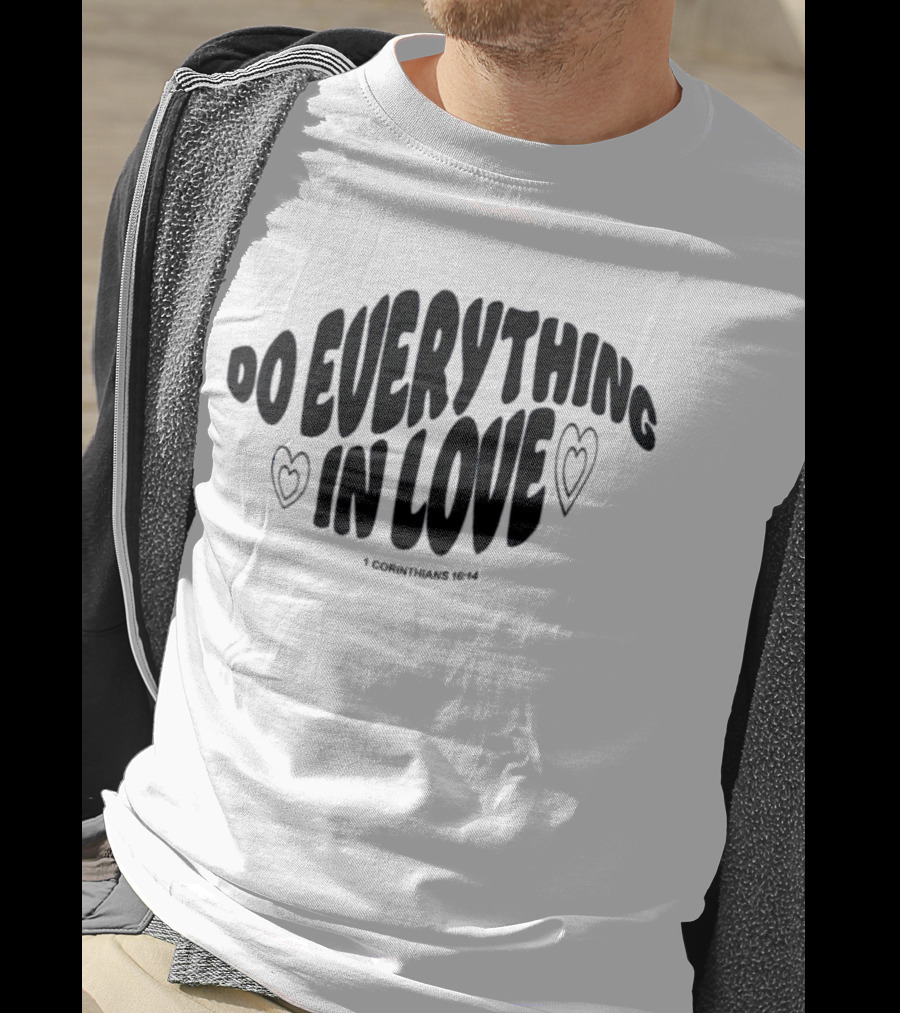 The Cordles Merch Do Everything In Love 1 Corinthians 16:14 Natural Heather T-Shirt