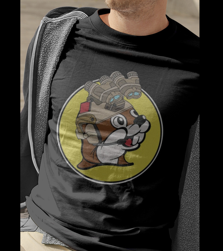 Fountainvalleypd Night Vision Beaver Tactical Headset T-Shirt