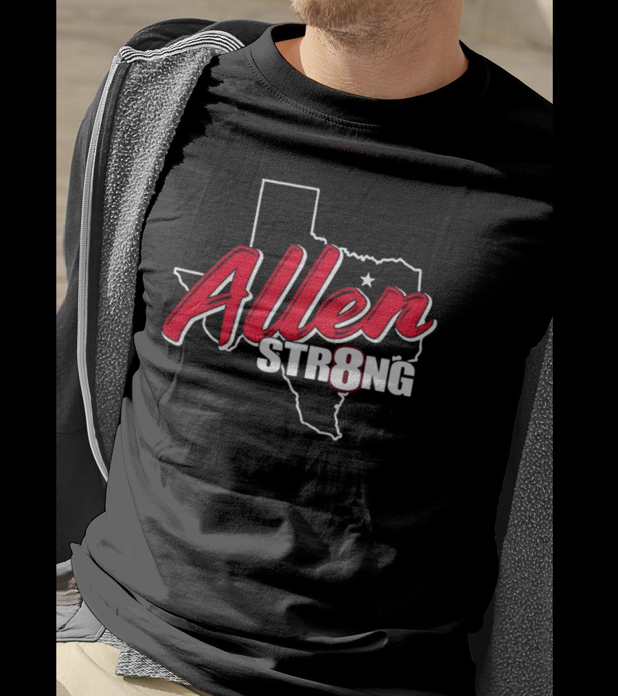 Allen STR8NG Texas Outline T-Shirt