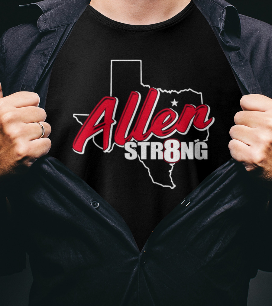 Allen STR8NG Texas Outline T-Shirt