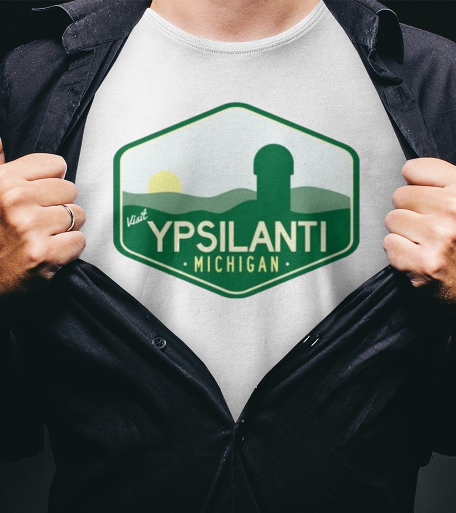 Visit Ypsilanti Michigan Scenic Landscape T-Shirt