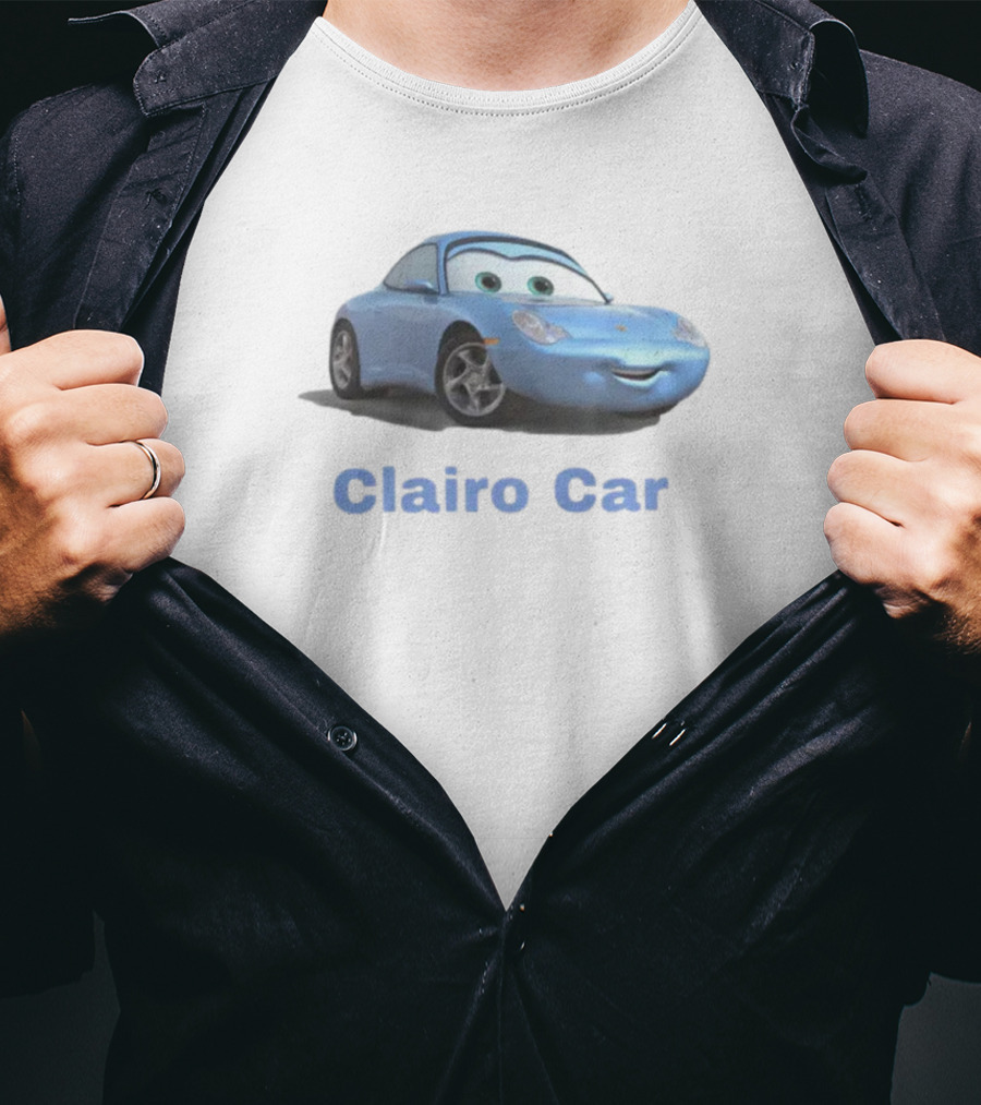 Clairo Car Pixar-Inspired Character Image T-Shirt