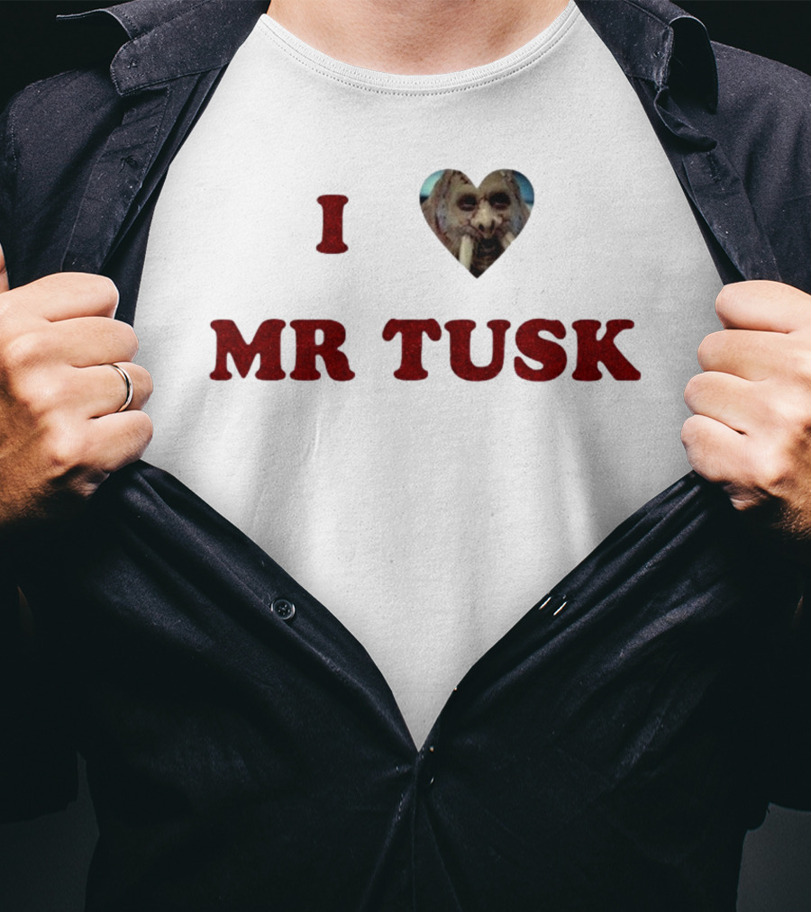 I Heart Mr Tusk Walrus Face T-Shirt