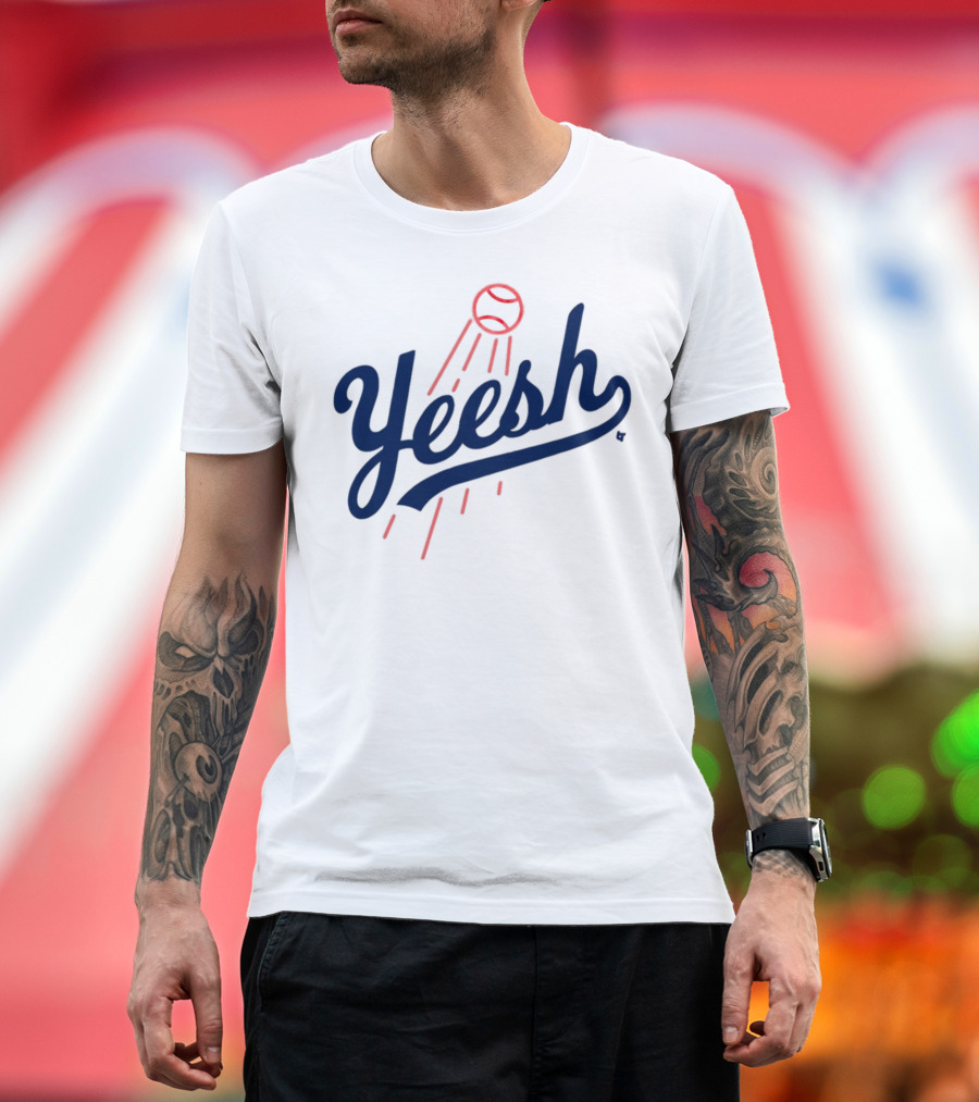 Yeesh Baseball Los Angeles Dodgers Inspired T-Shirt