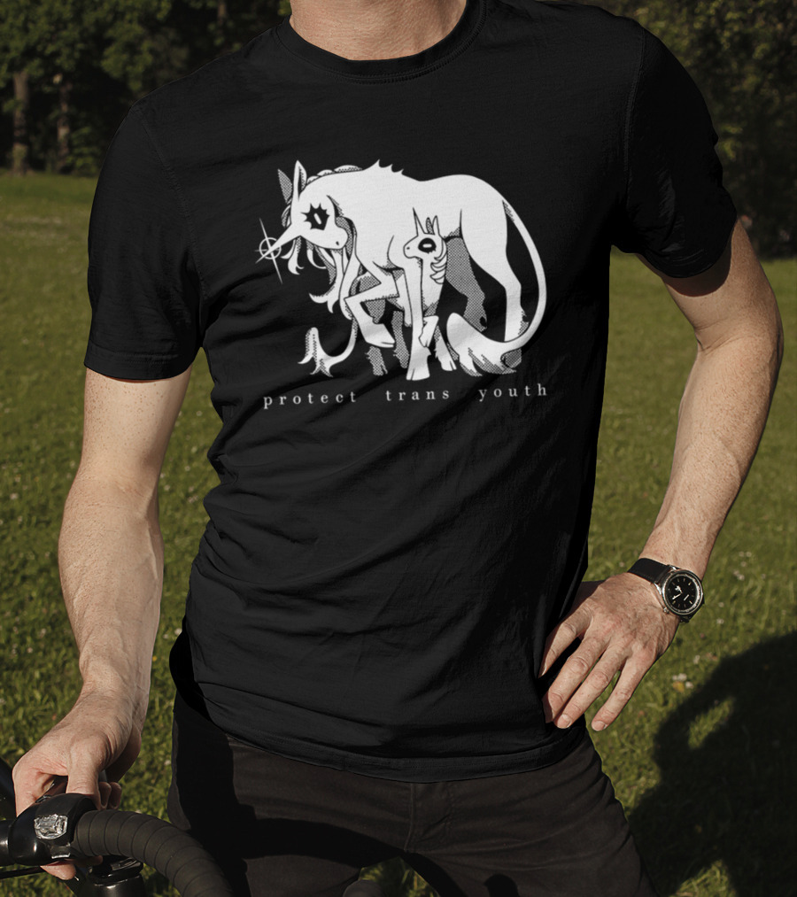 Protect Trans Youth Unicorn Support T-Shirt