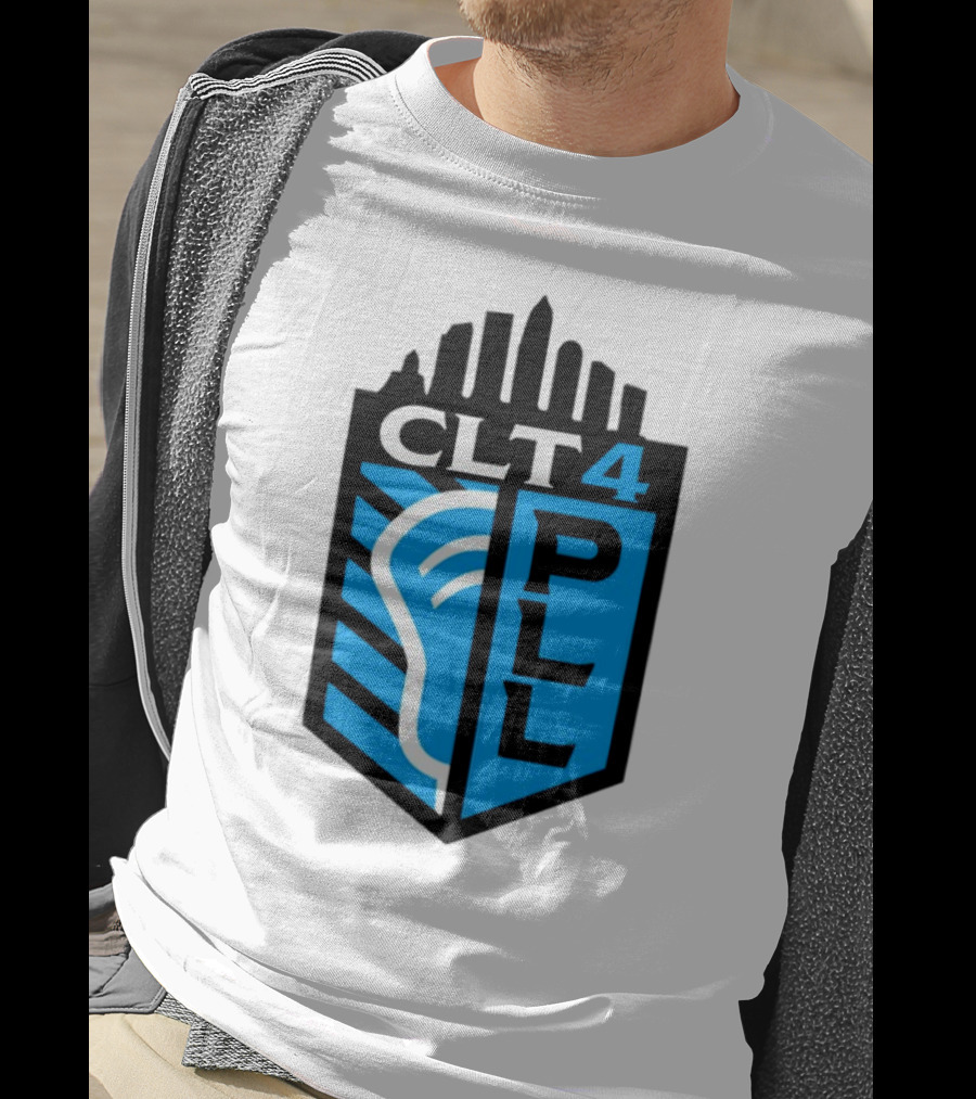Premier Lacrosse League CLT 4 Logo PLL T-Shirt