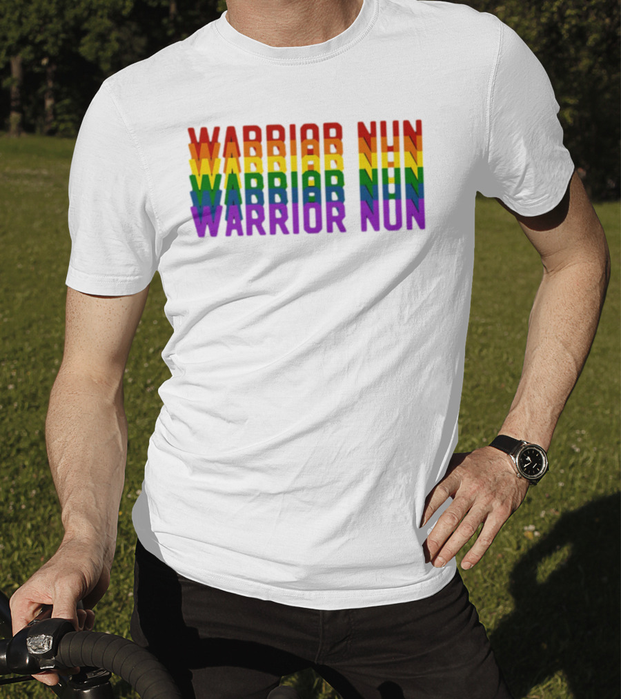 Warrior Nun Pride Rainbow Reflection Save T-Shirt