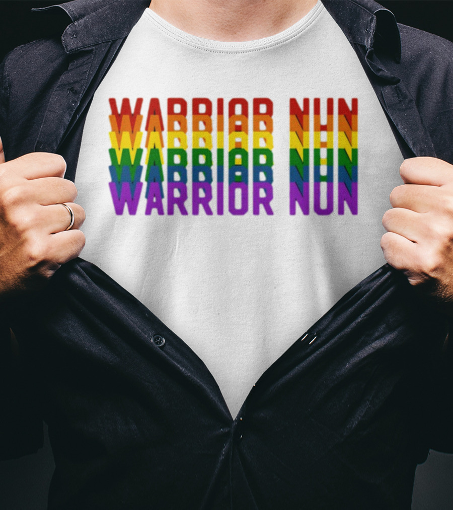 Warrior Nun Pride Rainbow Reflection Save T-Shirt
