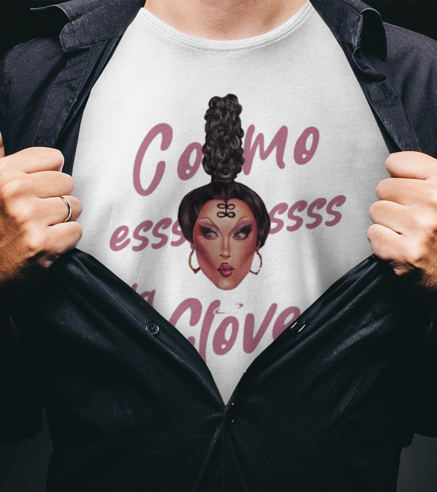 Clover Bish Merch Como Essss La Clóver Camiseta Blanca T-Shirt