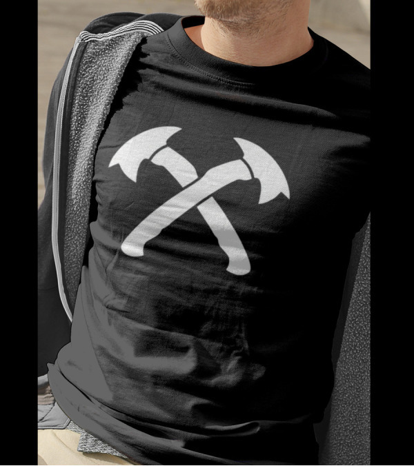 Joe Rogan The Terminal List Tomahawk Crossed Axes T-Shirt