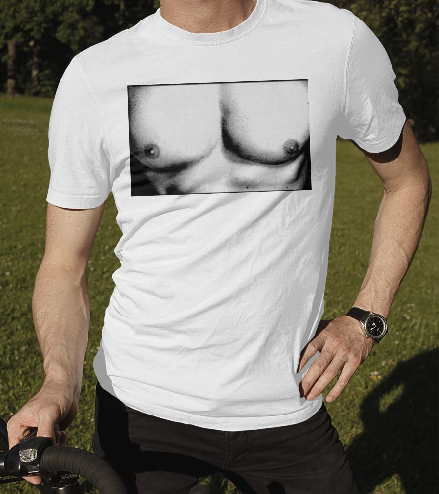 Boy Crazy Pecs Bold Monochrome Torso T-Shirt
