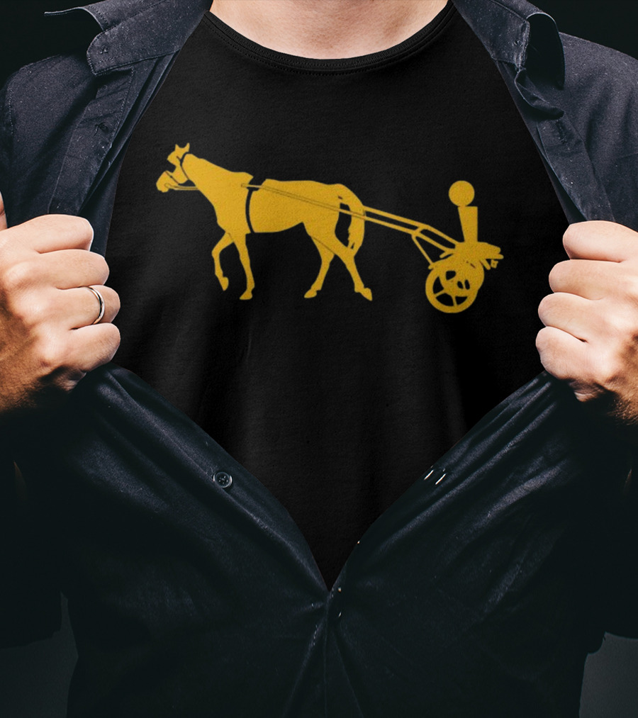 Joker Horse Cart Iconic Symbolic T-Shirt