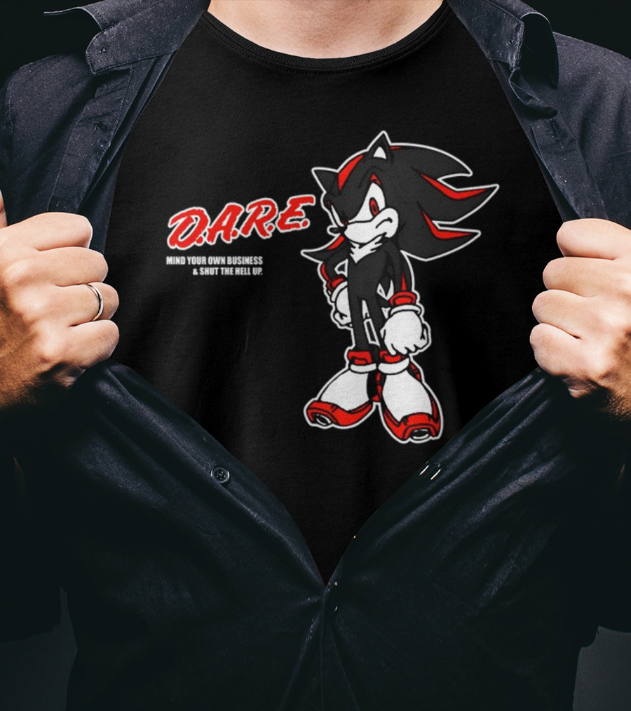 D.A.R.E. Mamono Darehog Mind Your Own Business And Shut The Hell Up T-Shirt
