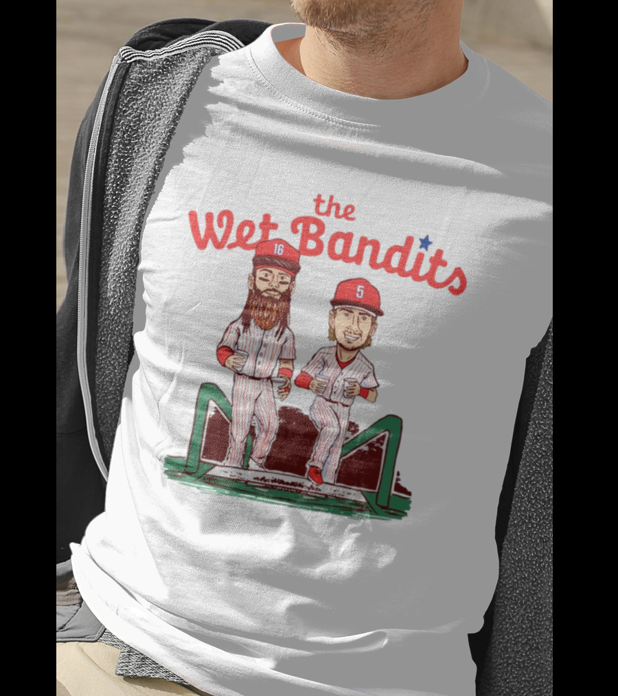 The Wet Bandits Baseball Players 16 And 5 Duo T-Shirt