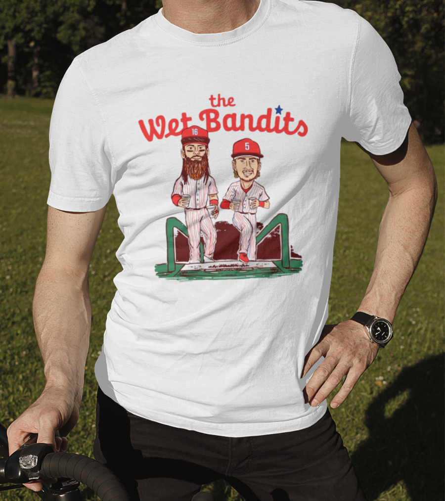 The Wet Bandits Baseball Players 16 And 5 Duo T-Shirt