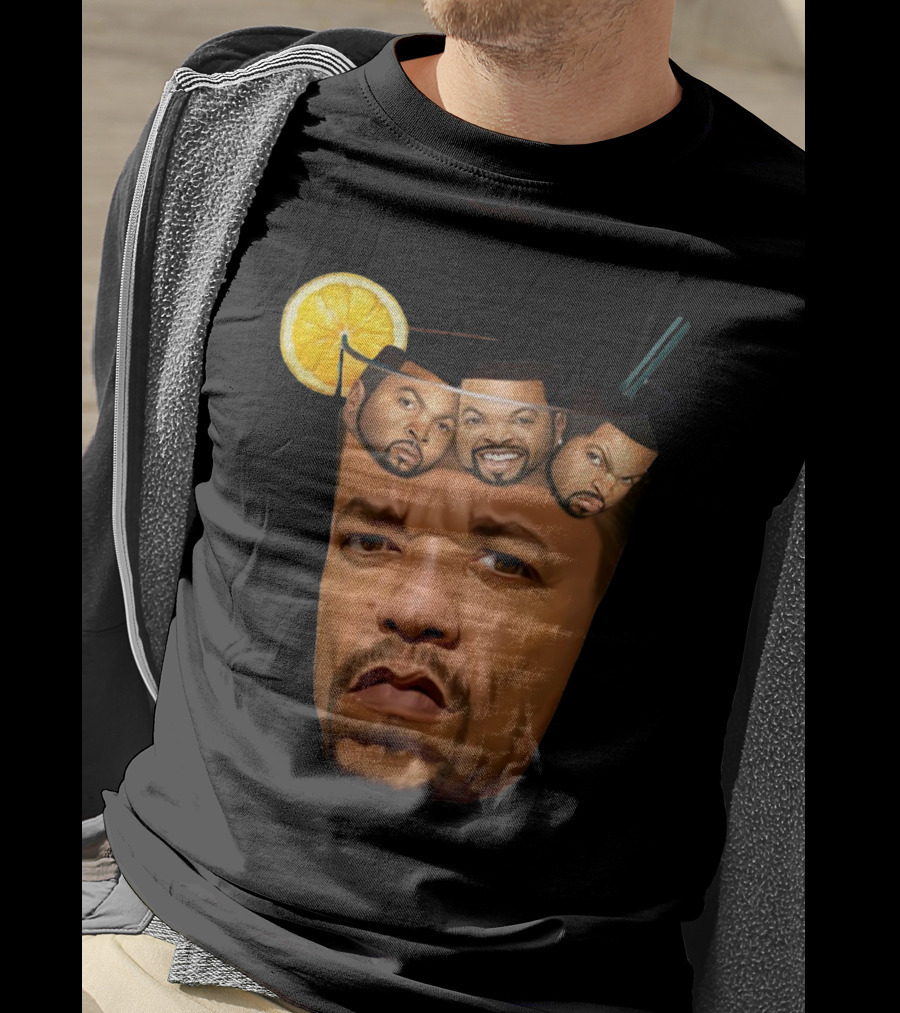 Teefury Got Ice Cube Ice-T Lemon Drink T-Shirt