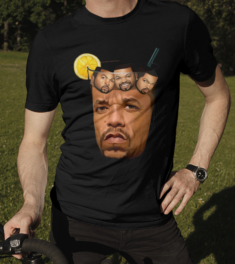 Teefury Got Ice Cube Ice-T Lemon Drink T-Shirt