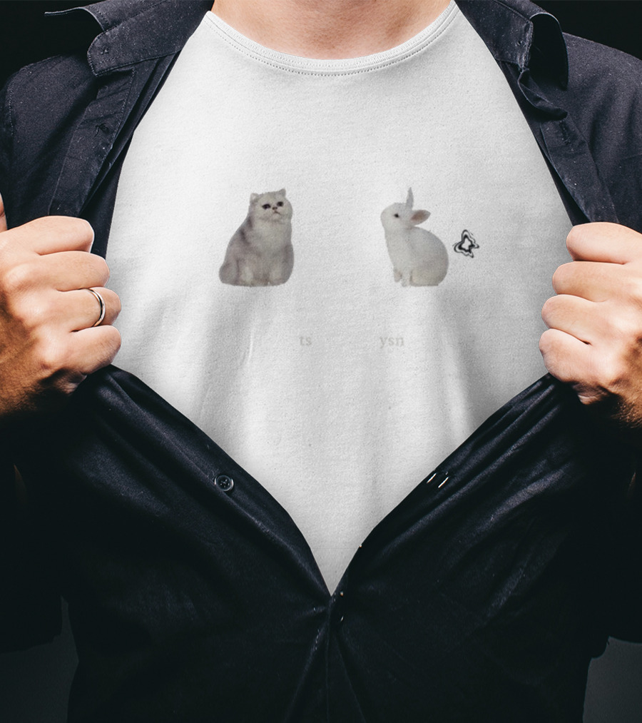 Tomorrow X Together Moments Of Alwaysness Cat Rabbit Icons T-Shirt