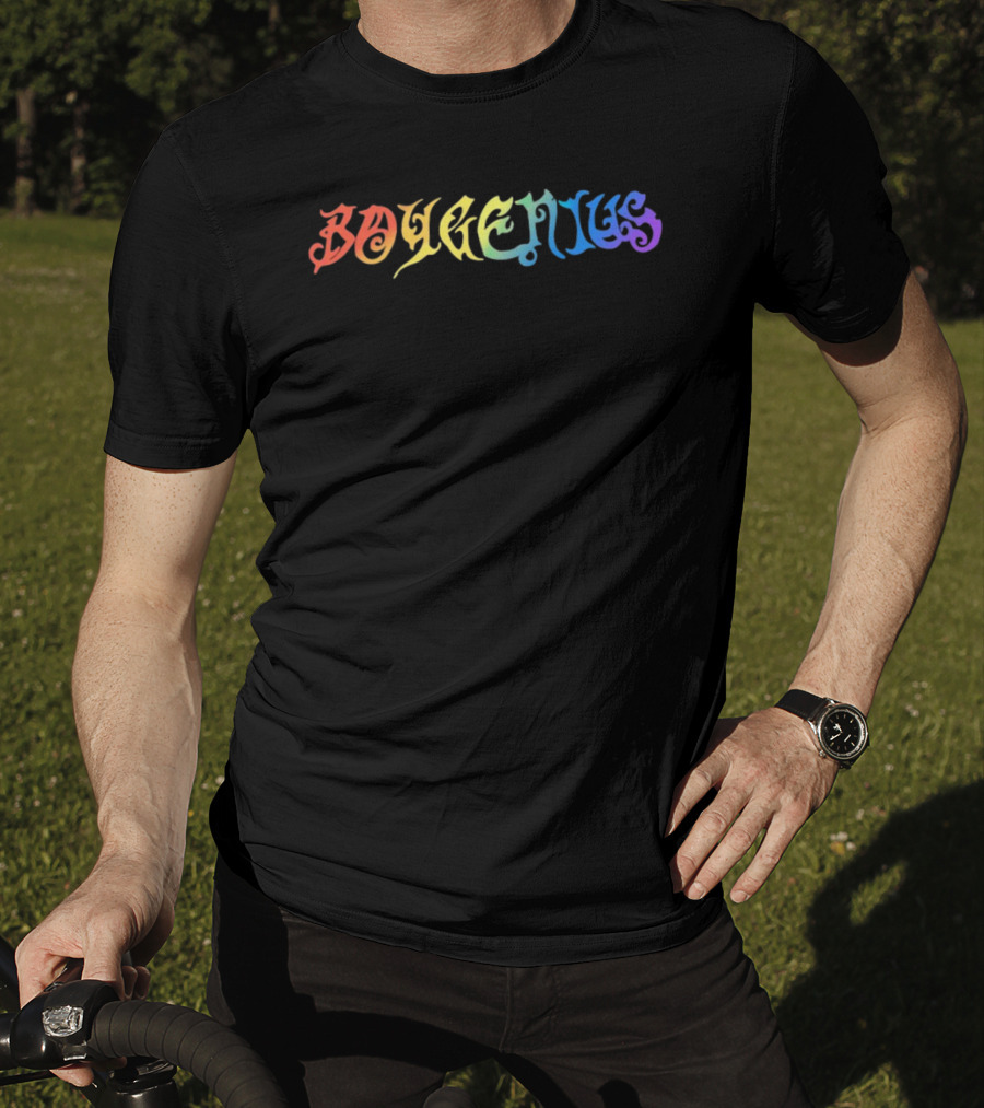 Boygenius Psychedelic Rainbow Camo T-Shirt