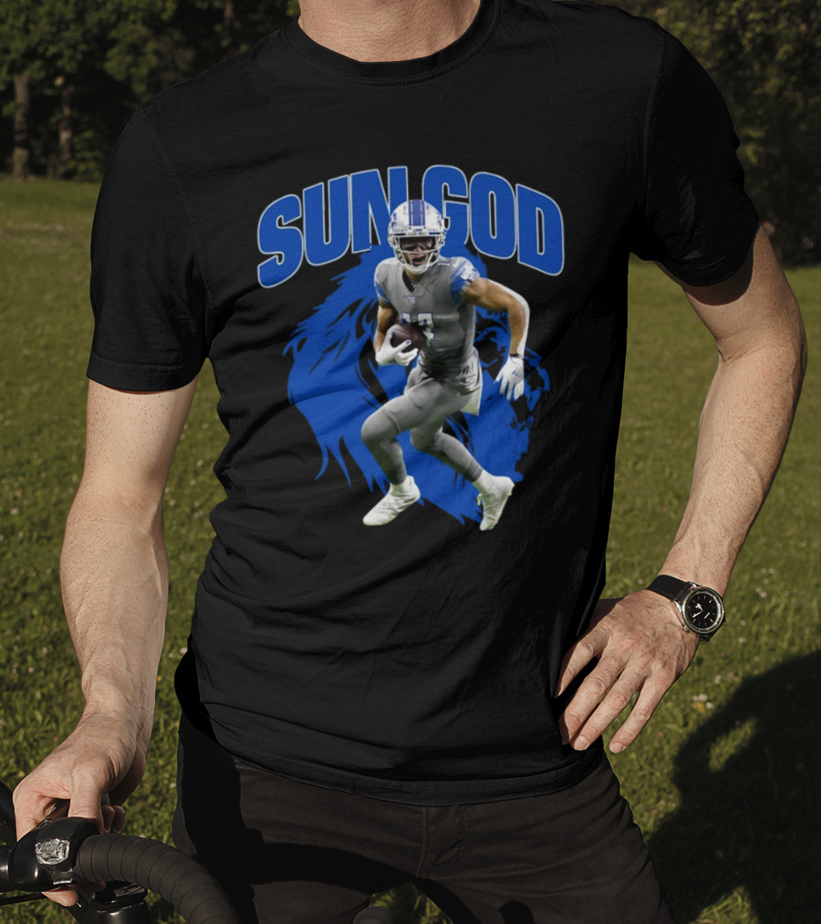 Prosportszone Amon Ra Sun God Football Lion T-Shirt