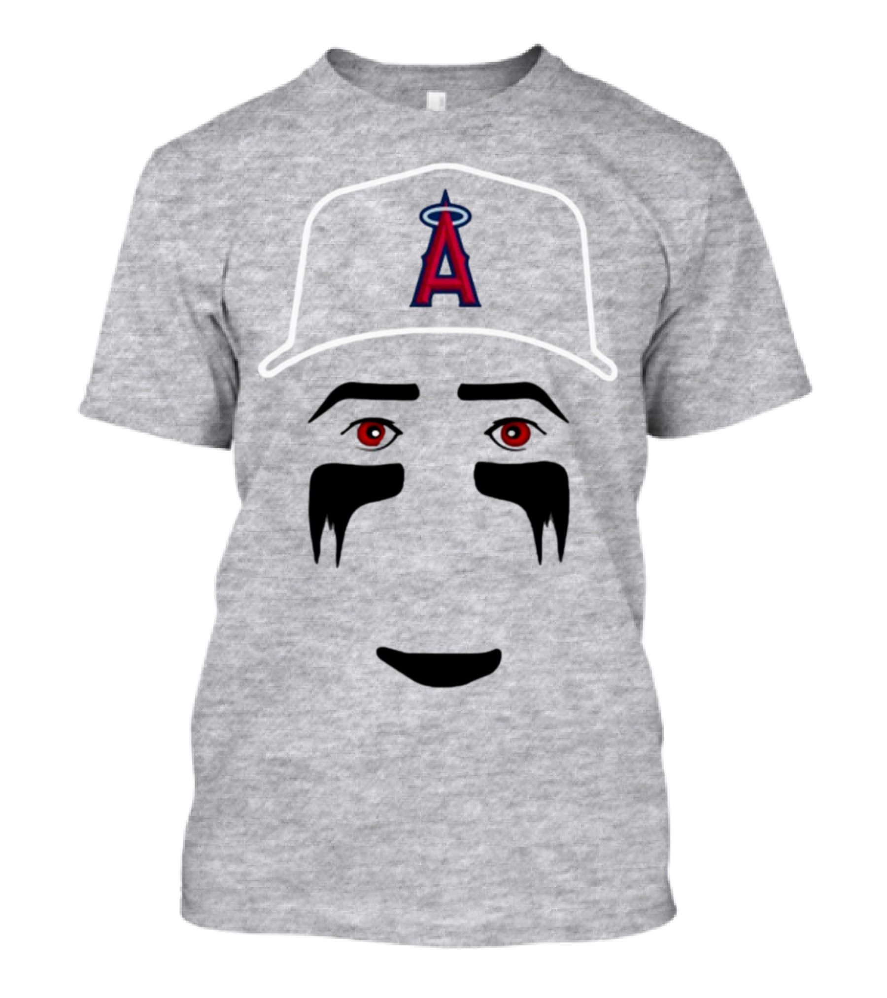 Rookie Maggie Neto Angels Creepy Red Eyes Dark Background Cap T-Shirt