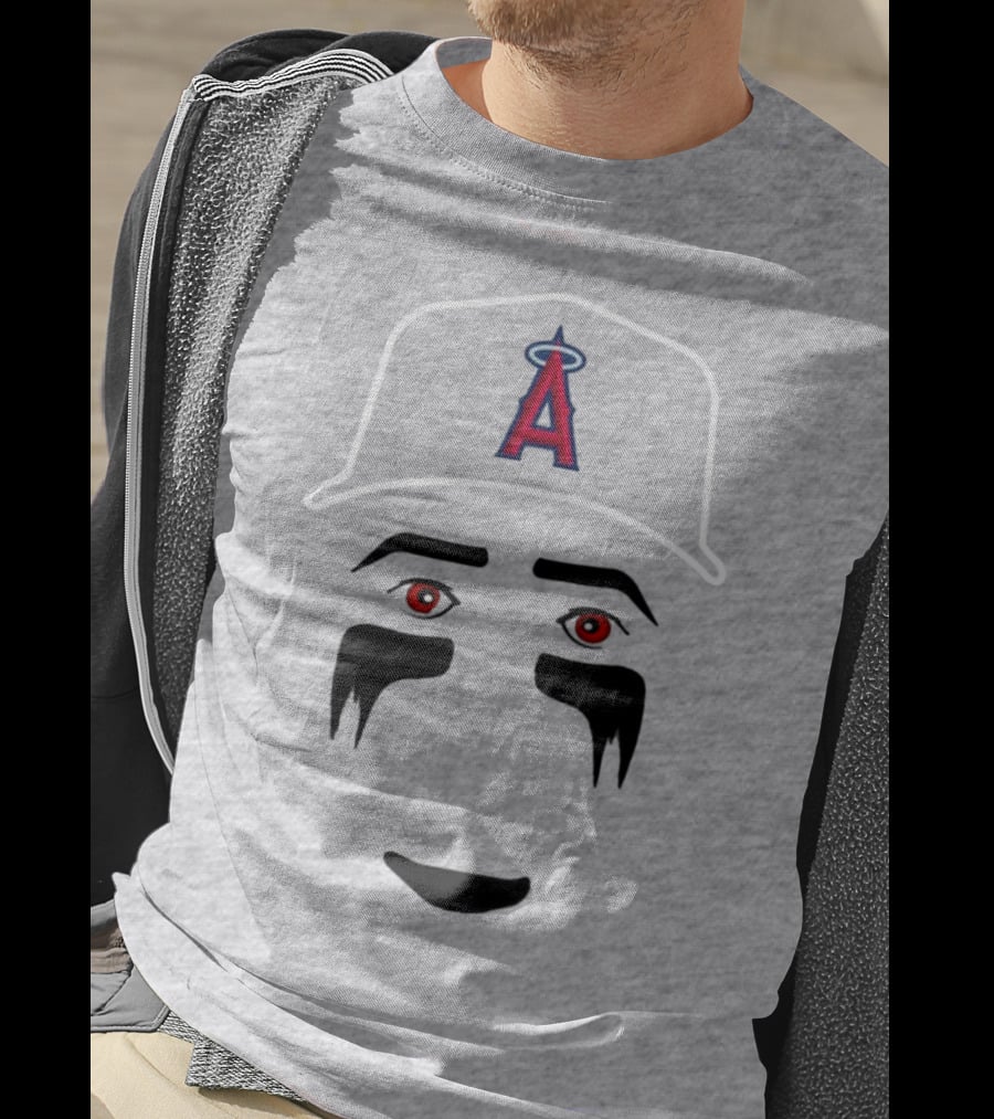 Rookie Maggie Neto Angels Creepy Red Eyes Dark Background Cap T-Shirt