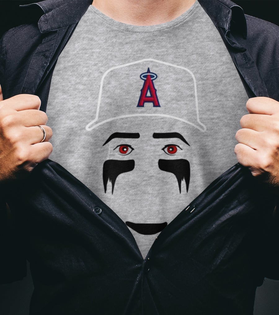 Rookie Maggie Neto Angels Creepy Red Eyes Dark Background Cap T-Shirt