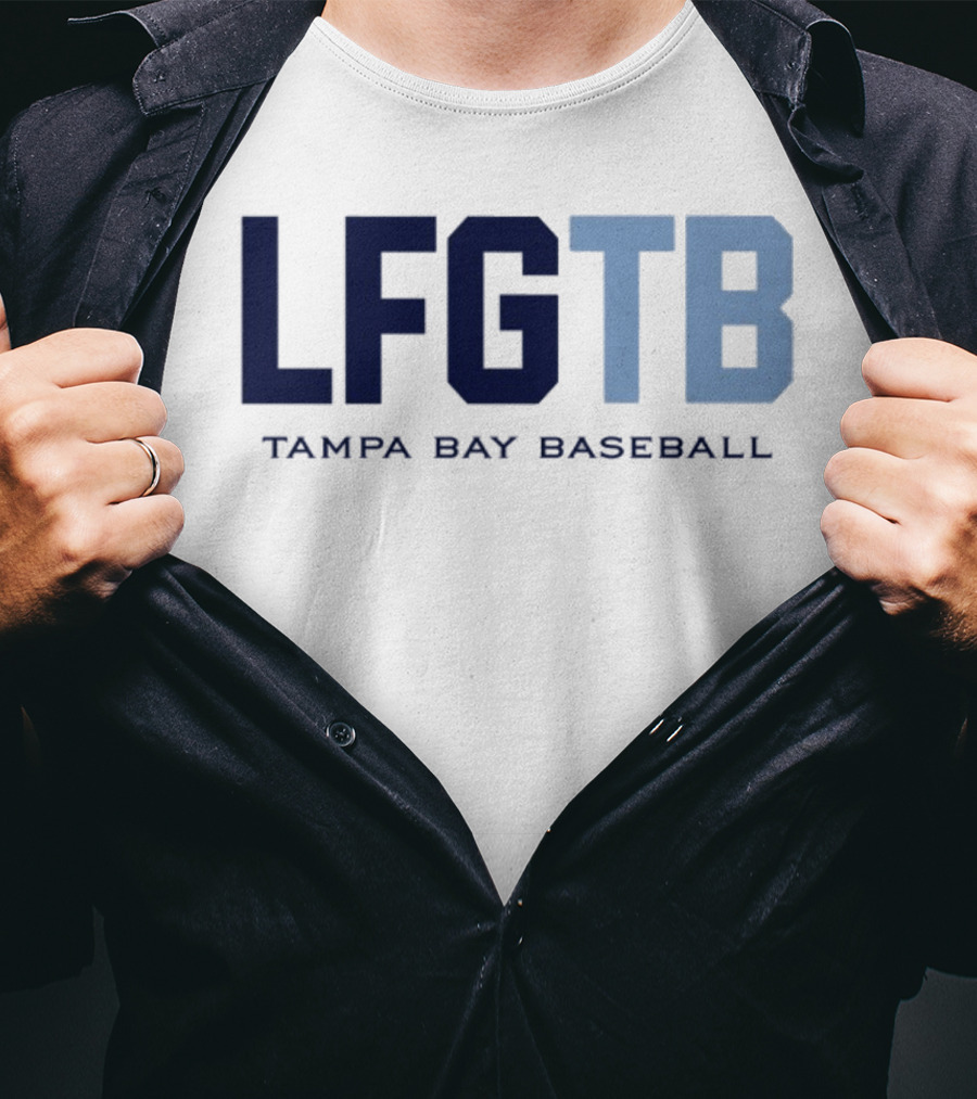 LFGTB Tampa Bay Baseball The Bay Clothing Co T-Shirt