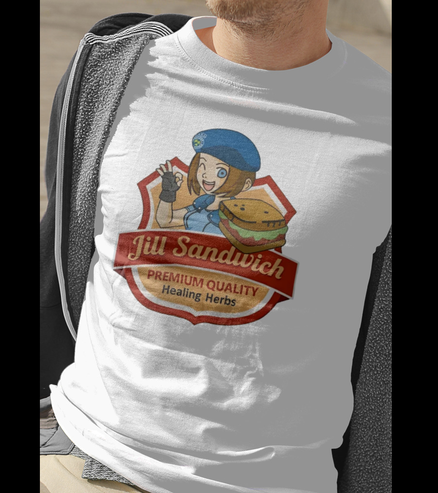 Jill Sandwich Healing Herbs Badge T-Shirt