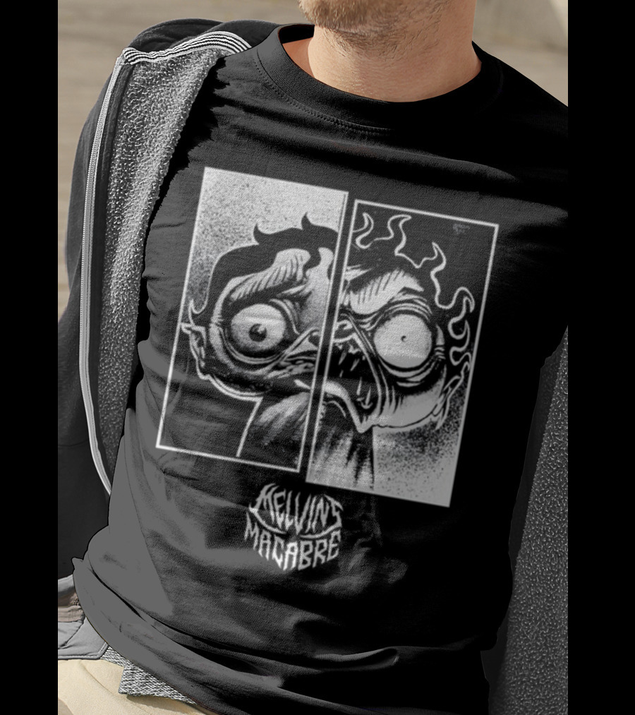 Melvin's Macabre Comic Horror Expression T-Shirt