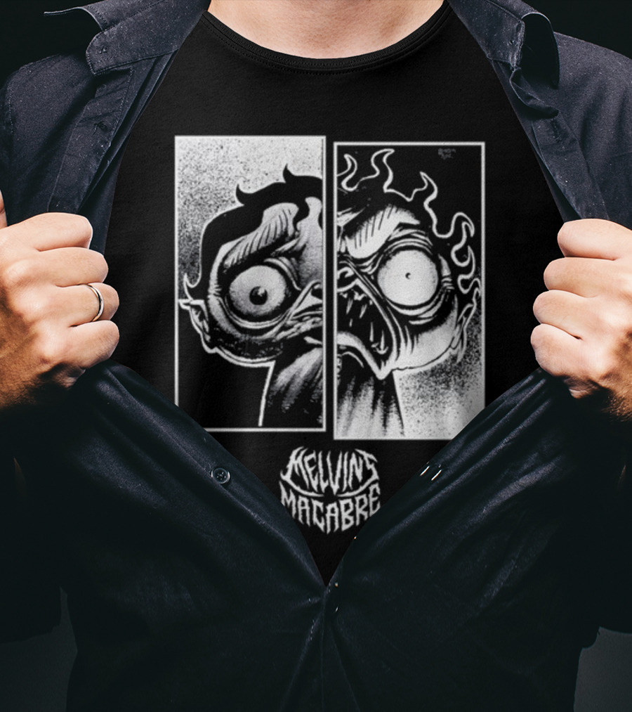 Melvin's Macabre Comic Horror Expression T-Shirt