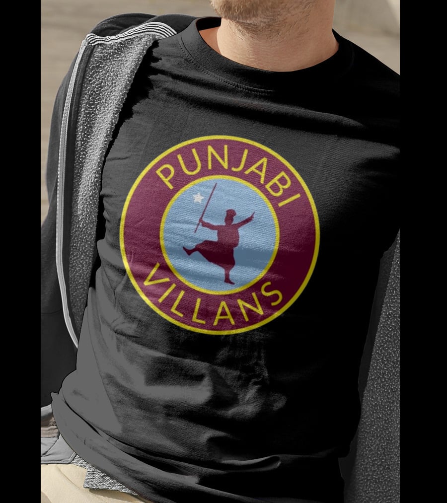 Punjabi Villans Dance Circle T-Shirt