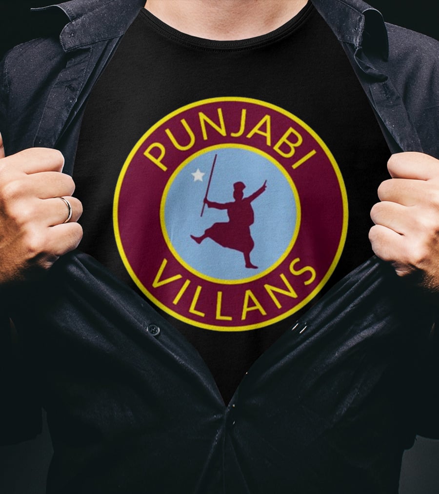 Punjabi Villans Dance Circle T-Shirt