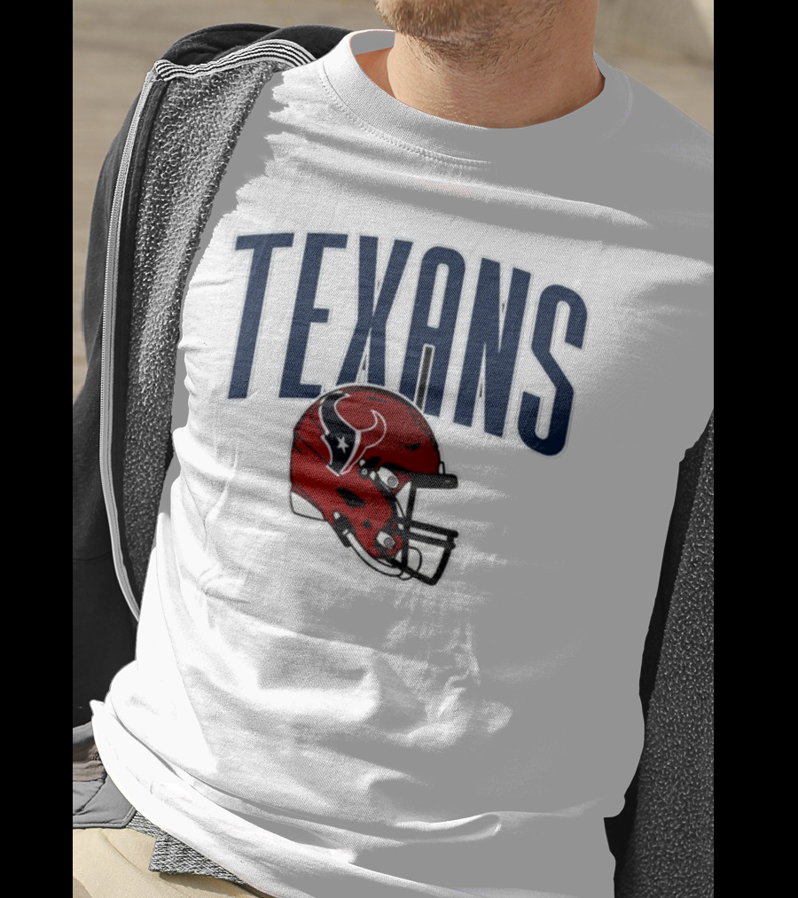 Texans Football Helmet T-Shirt