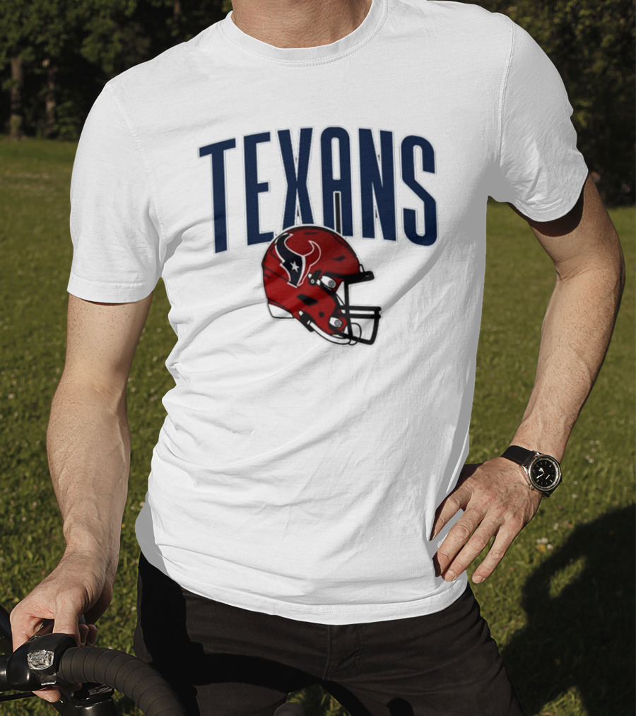 Texans Football Helmet T-Shirt