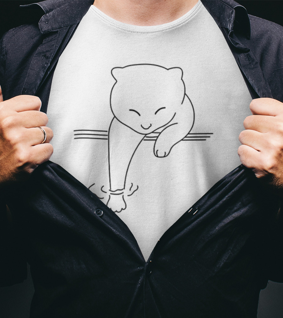 A Dip Boi Cat Paw Water Touch T-Shirt