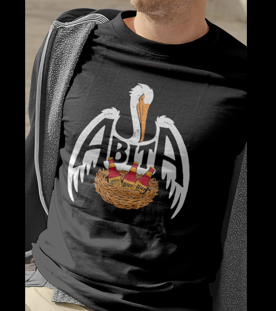 ABITA Pelican Nest With Bottles T-Shirt