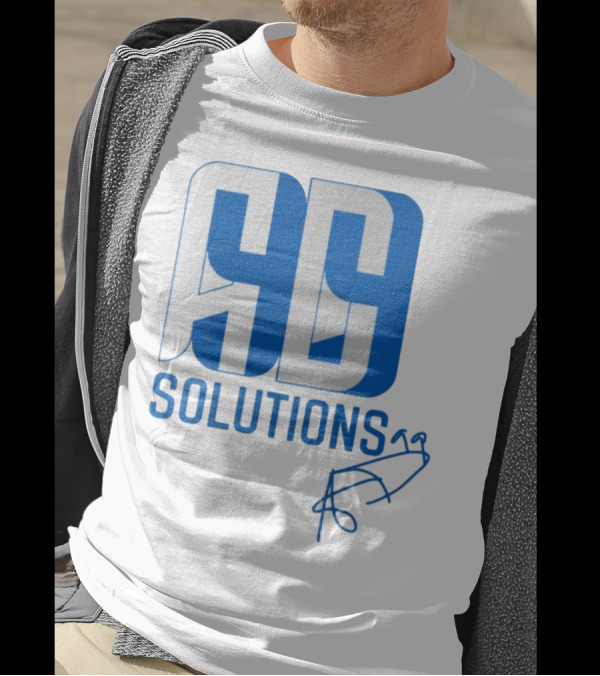 AD99 Solutions Aaron Donald Signature Autograph T-Shirt