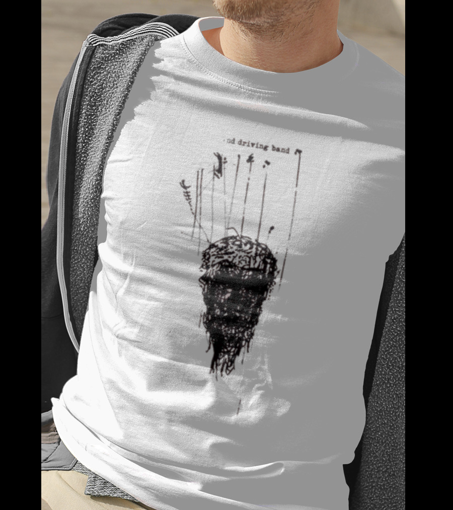 Anthony Green And The High And Driving Band Sketch Head Dark Aesthetic T-Shirt