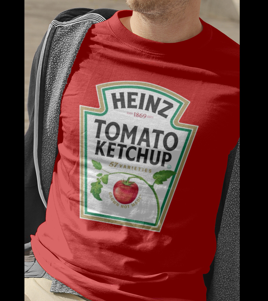 Heinz Tomato Ketchup 57 Varieties Grown Not Made Est 1869 T-Shirt