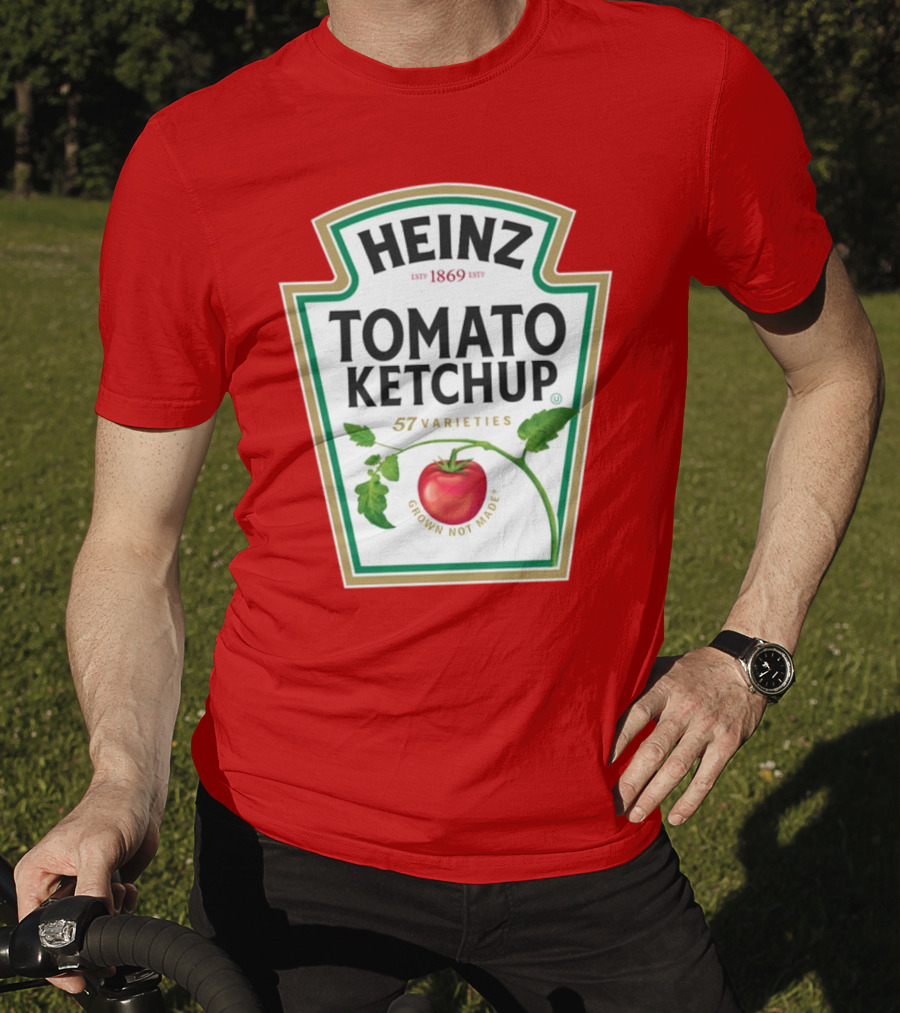 Heinz Tomato Ketchup 57 Varieties Grown Not Made Est 1869 T-Shirt