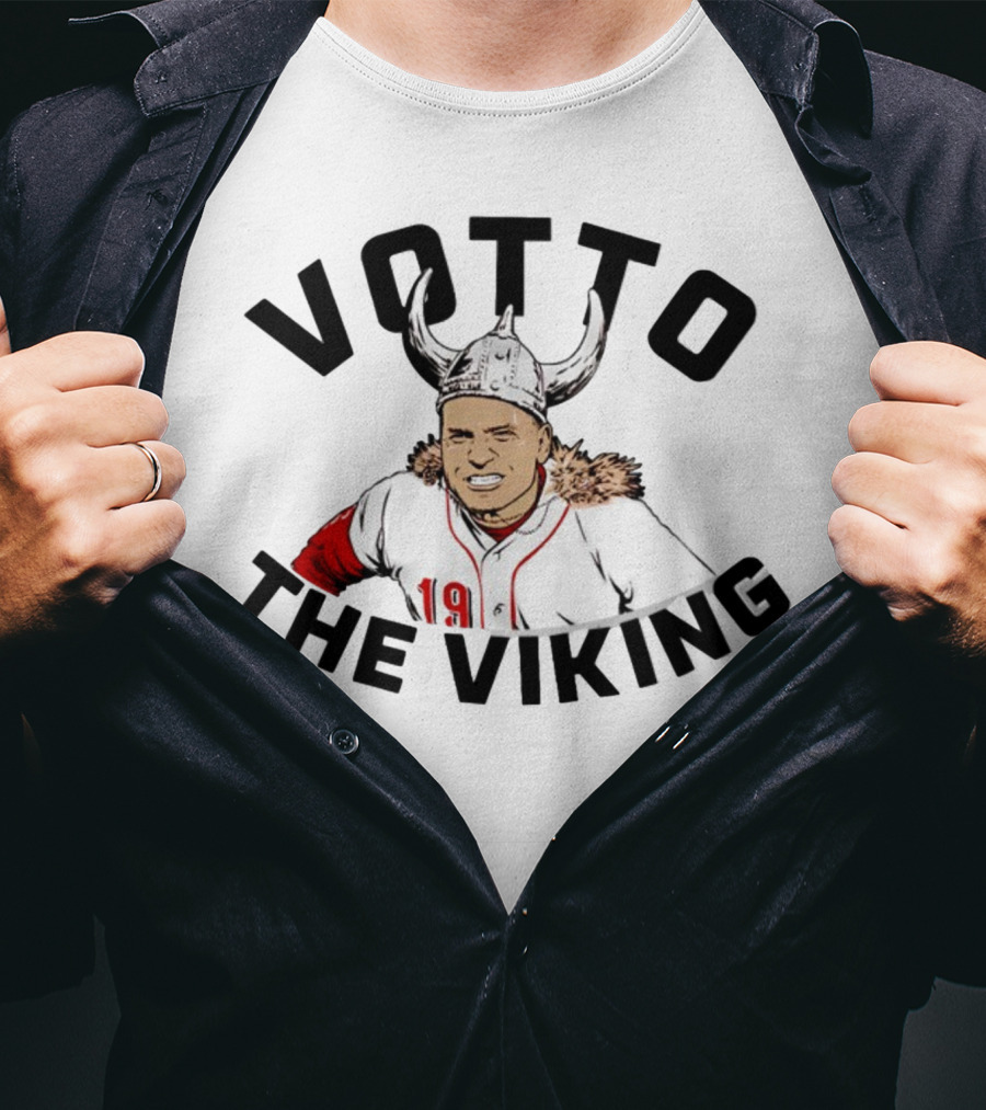 Cincinnati Reds Joey Votto Votto The Viking T-Shirt