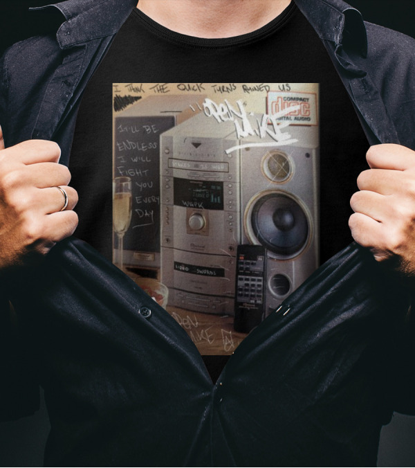 Open Mike Eagle Compact Disc Stereo Unit Wrunk Liquid Swords T-Shirt