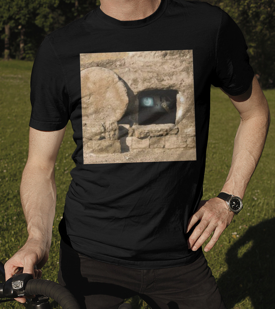 Reboot Van Cave With Stone Doorway And Tech Screen T-Shirt