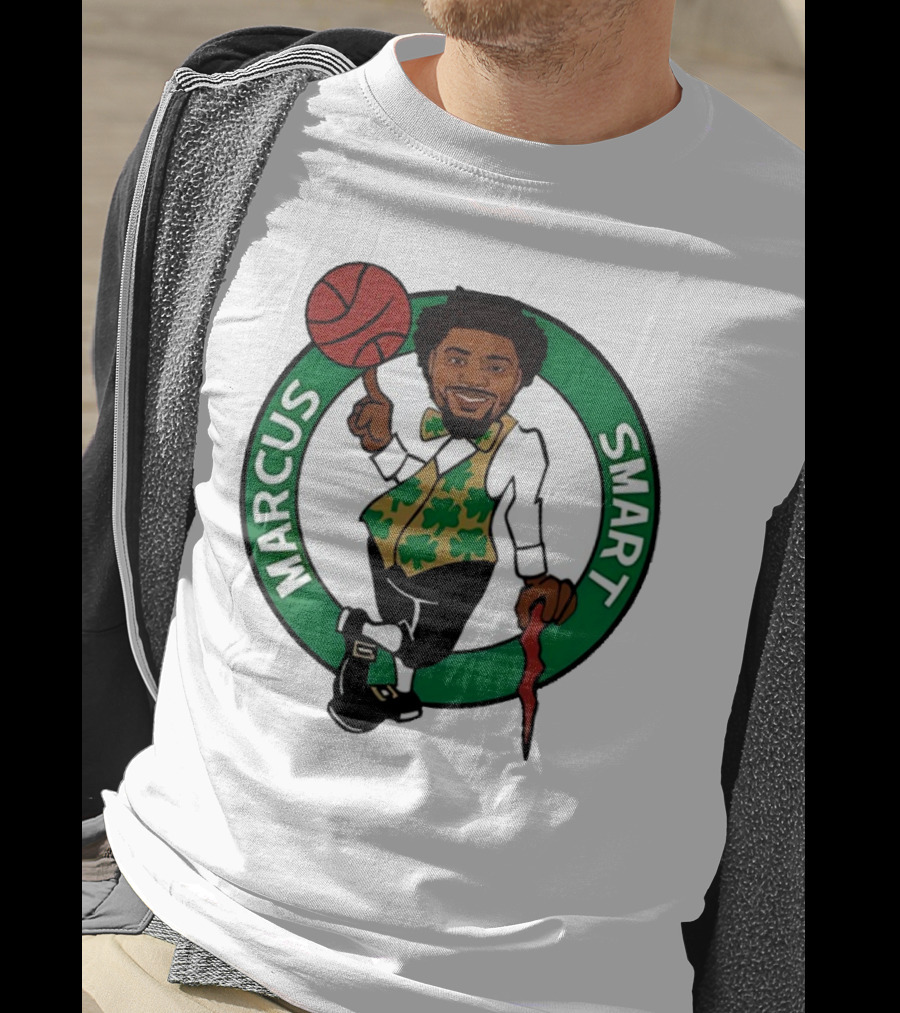 Marcus Smart Celtics Basketball Character T-Shirt