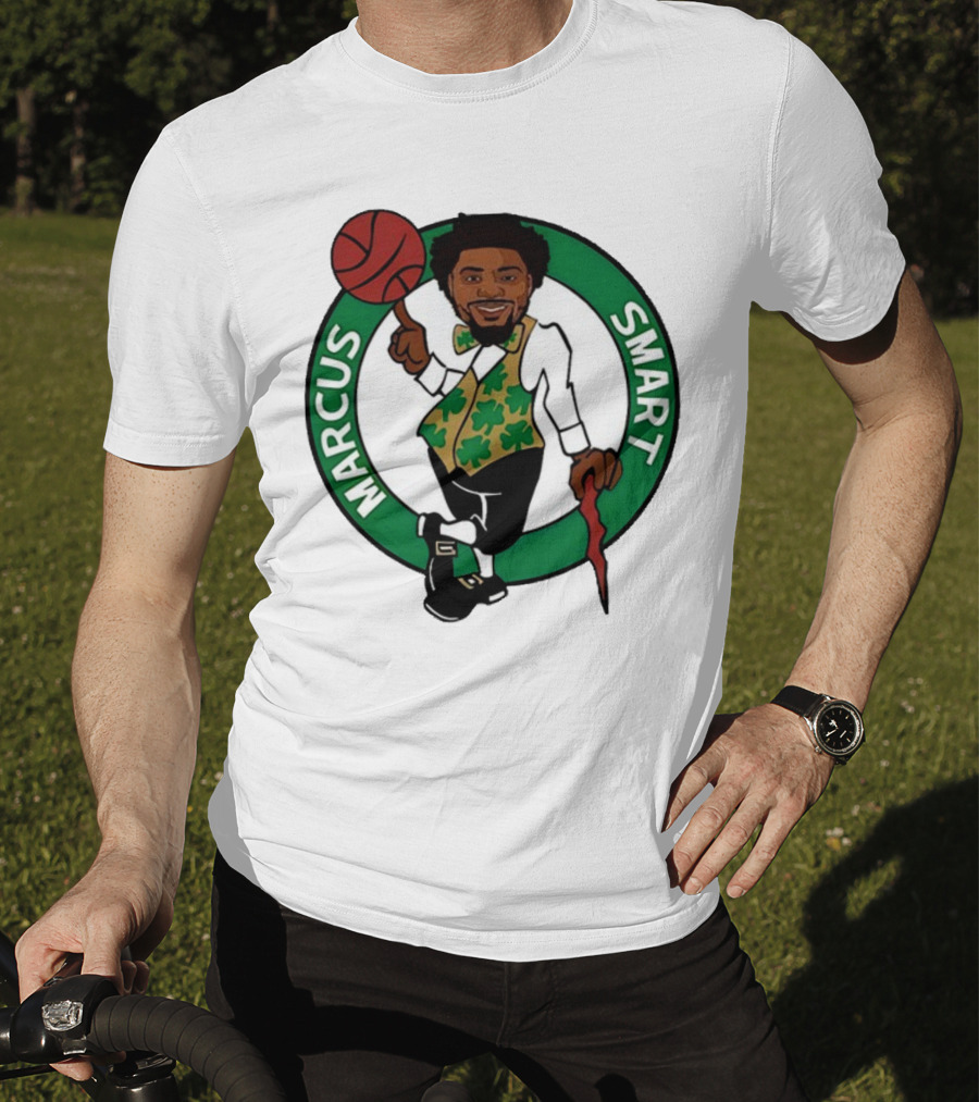 Marcus Smart Celtics Basketball Character T-Shirt