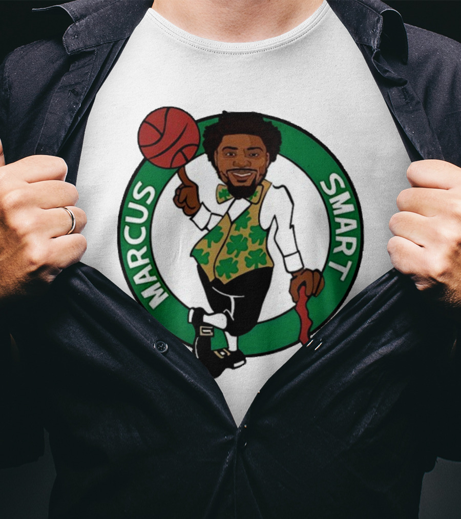 Marcus Smart Celtics Basketball Character T-Shirt