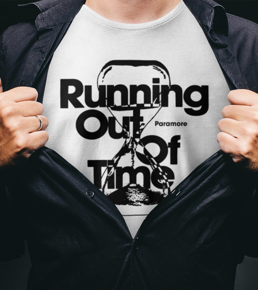 Paramore Running Out Of Time Hourglass T-Shirt
