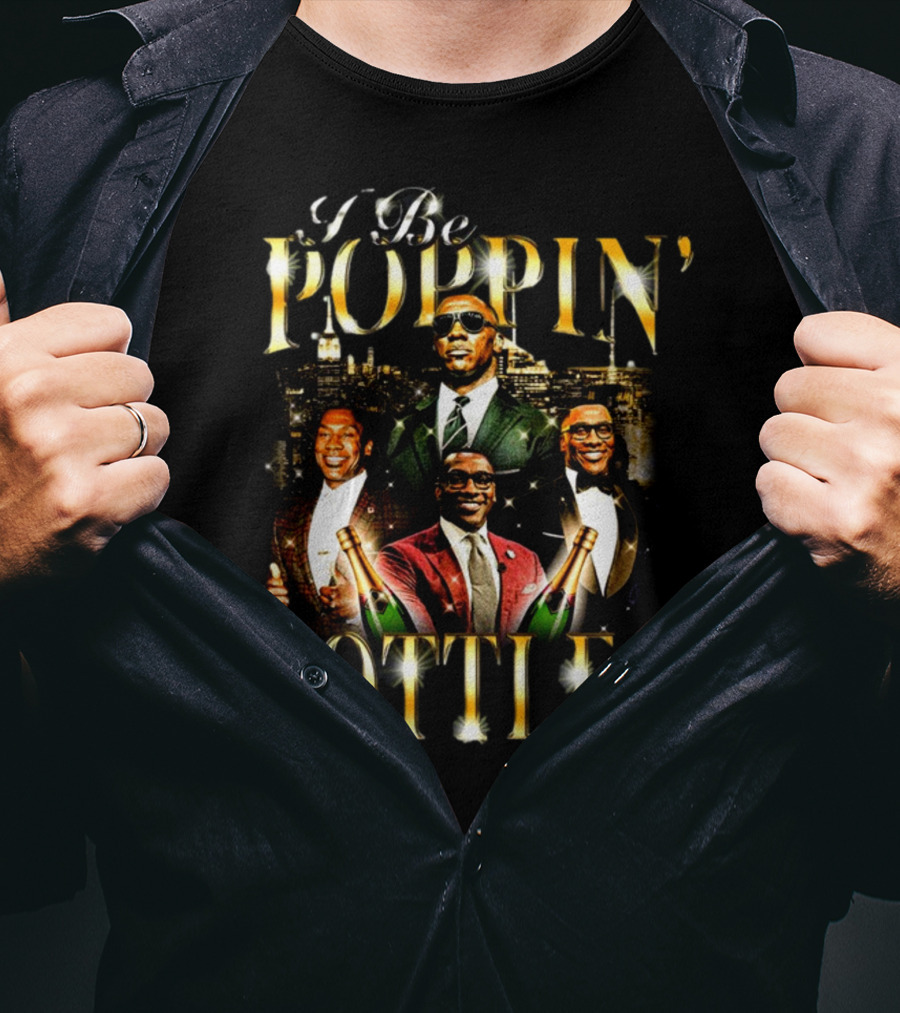 Notsafeforwear Shop I Be Poppin Bottles City Lights T-Shirt
