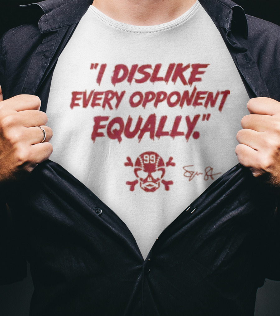 I Dislike Every Opponent Equally 99 Skull Сергей Базаревич T-Shirt